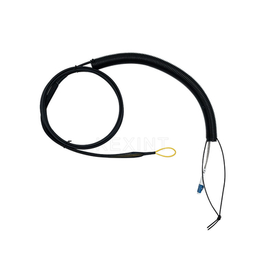 2 rdzenie 5,0 mm spiralny opancerzony kabel optyczny z rurką falistą