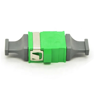 Jednomodowe zielone małe adaptery światłowodowe MPO do APC bez kołnierza