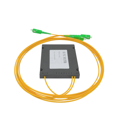 SC APC 3.0 MM 1x2 Światłowodowy rozdzielacz PLC typu ABS Zastosowanie do 2 rdzeniowej skrzynki rozdzielczej