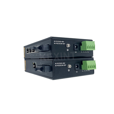 KEXINT Gigabit 1 Port optyczny 4 Port elektryczny Przemysłowy (POE) Przekaźnik nadajnik