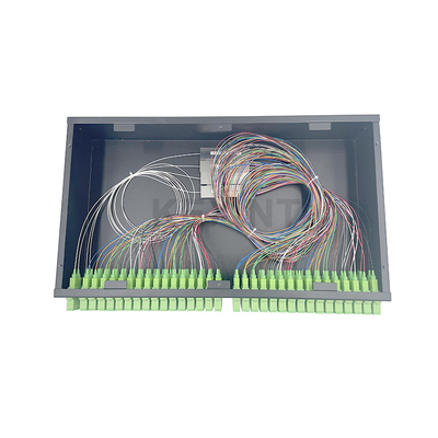 KEXINT 4 szt. 1X32 SC APC światłowodowy rozdzielacz PLC 2U ODF 19-calowy stojak światłowodowy panel krosowy