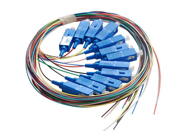 12 kolorów światłowodowy kabel krosowy G652D G657A1 G657A2 1m 1,5m Pigtail