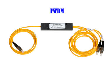 Multiplekser z podziałem długości fali FWDM FC APC T1550 TV 1*2 Izolacja 45dB