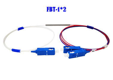 Łącznik FBT 1 × 2 Światłowód WDM Mini 0.9 50/50 Złącze SC APC 1310 1490 1550