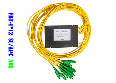 Łącznik światłowodowy FBT 1 × 12 WDM SC APC 1310 1550 Rozdzielacz 50/50 ABS 1 * 12