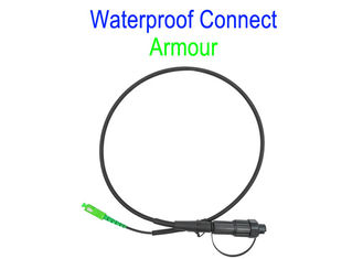 Wodoodporny optyczny kabel krosowy SC / APC LC do SC jednomodowy LSZH G657A2 HUAWEI Armor IP68