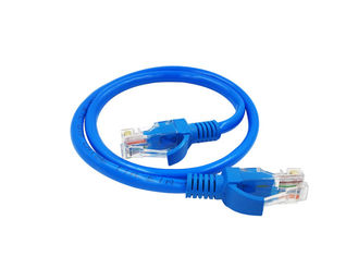 Cat5E UTP Miedziany kabel LAN RJ45 CAT6 4 × 7 * 0,12 Cu Nieekranowana zworka 1M CCA HDPE Izolacja