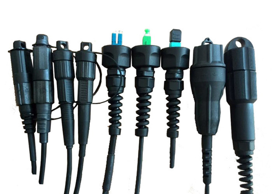ODVA-SC / LC Wodoodporny światłowodowy kabel krosowy 0.2db Strata wtrąceniowa dla RRU BBU