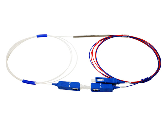 Sieć CATV Optyczna WDM FBT 10/90 1 × 2 Łącznik z bezpiecznikami stożkowymi wiązek rozdzielaczy
