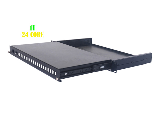 1U SC APC Rack światłowodowy panel krosowy Rj45 24-portowy typ szuflady Odporność na olej