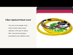 96 Cores 72 Cores Fiber Optical Patch Cord Single Multi Mode SC/APC LSZH