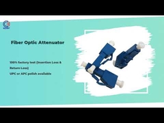 Single Mode Fixed Variable Fiber Optic Attenuator LC UPC 3 25 Db Telecom CATV