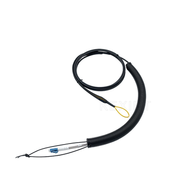 KEXINT FTTH Spiralny opancerzony kabel optyczny 2 rdzenie 5,0 mm z rurą falistą