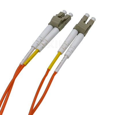 Dostosowany światłowodowy kabel krosowy LC SC FC ST UPC APC Duplex SM MM OM1 OM2 OM3 OM4