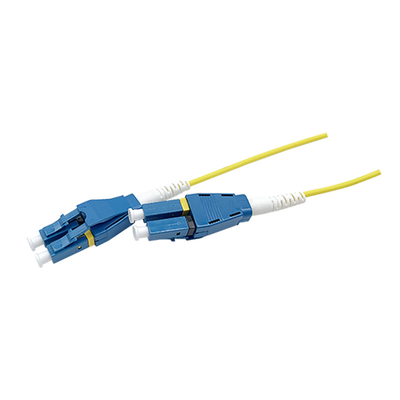 Ftth Lc / Upc Uniboot 2.0mm jednomodowy kabel światłowodowy Duplex Lszh 3m