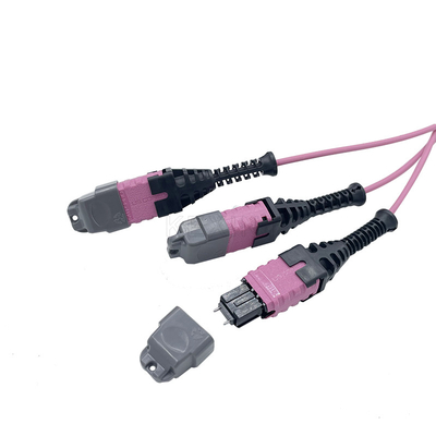 KEXINT 36-rdzeniowy kabel krosowy światłowodowy klasy B, wielomodowy 3x12 MPO do LC USconnect