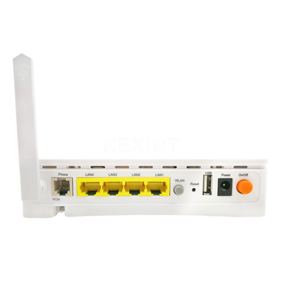 KEXINT Wifi 4GE 2 POTS GEPON ONU Router biały angielski oprogramowanie sieć 1 port SC UPC PON