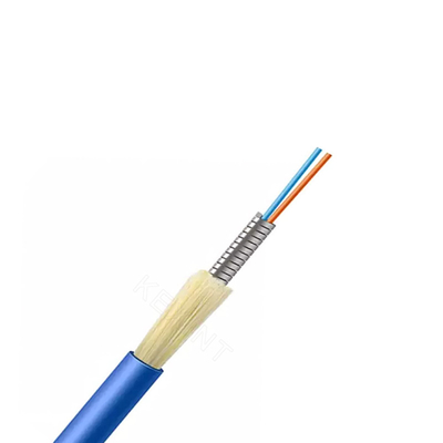 KEXINT Opancerzony wewnętrzny kabel światłowodowy przeciw gryzoniom GJSFJV Jedna rura z 2 rdzeniami