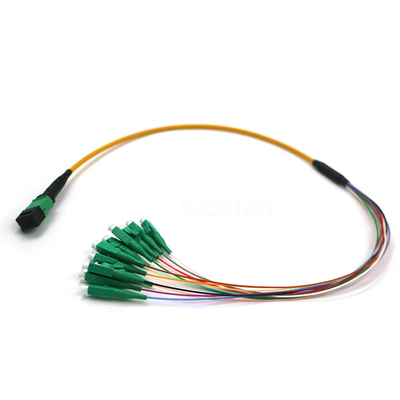 FTTH Trunk LSZH G657A Patchcord światłowodowy OM3 OM4 MPO MTP do LC