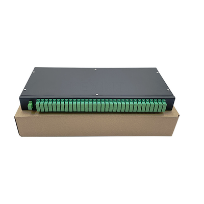 1U 19-calowy światłowodowy rozdzielacz PLC do montażu w szafie 1x64 SC APC