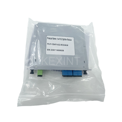 KEXINT FTTH LGX Typ karty Rozgałęźniki optyczne PLC 1x4 SC UPC G657A1 Rozdzielacz światłowodowy PLC