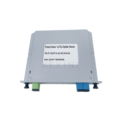 KEXINT 1x2 światłowodowy rozdzielacz PLC SC/UPC jednomodowy G657A1 typ karty FTTH LGX