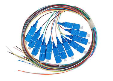 12 kolorów światłowodowy kabel krosowy G652D G657A1 G657A2 1m 1,5m Pigtail