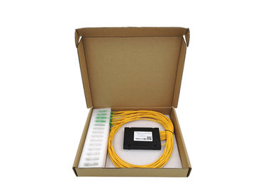 Rozdzielacz światłowodowy PLC SC / APC 1 × 16 ABS BOX Splitter 3.0 G657A1 Strata wtrąceniowa 13,7 dB