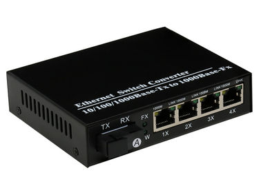 1000 Mb / s 4-portowy moduł nadawczo-odbiorczy SFP światłowodowy SX / LX Bufor danych 256K