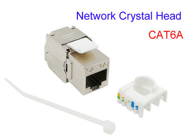 FTP SFTP CAT6A Ekranowany miedziany kabel elektryczny Pozłacany Cat5e Cat7 RJ45 Network Crystal Head