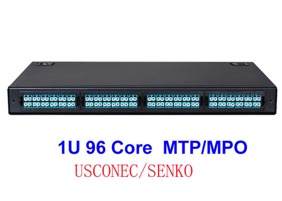 Światłowodowy kabel światłowodowy MTP MPO Patchcord światłowodowy OM4 FTTH LC Quad Adapter Max Modular