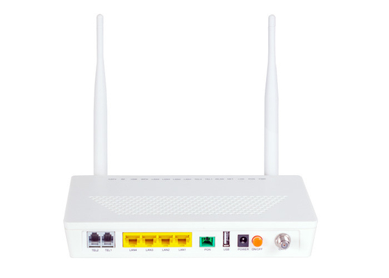 Ethernet 4 Gigabit GEPON ONU 1 USB 4GE 2POTS WIFI CATV Obsługa podwójnego stosu IPv4 i IPv6