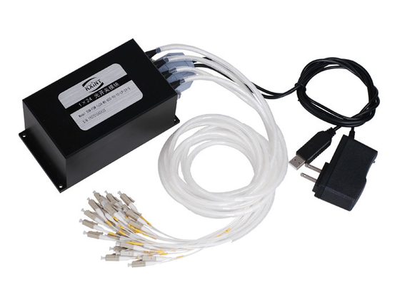 Przełącznik światłowodowy 30dB z tłumieniem odbicia FSW 1x24 Mechaniczny WDM 1x16 1x32 OM4