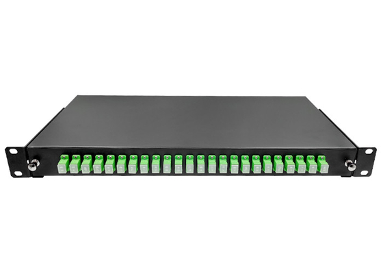 24-portowy panel światłowodowy SC / APC ODF Rack 1U 19-calowy standardowy typ ramy Pull - Out