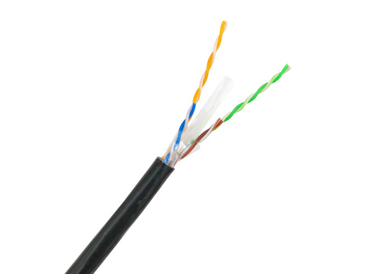 Kabel Ethernet PE UTP Cat6 Zewnętrzny wodoodporny przewód 23AWG High Speed ​​4 * 0,565