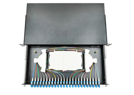 1U 19 &quot;LC UPC 48 rdzeni ODF Rack Fibre Patch Panel Typ szuflady
