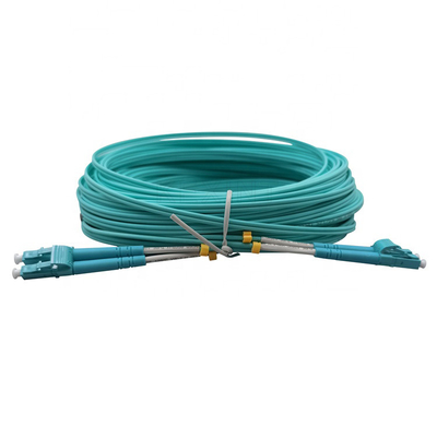 OM3 LC UPC LSZH Światłowodowy kabel krosowy FTTH wielomodowy