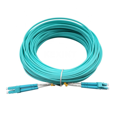 OM3 LC UPC LSZH Światłowodowy kabel krosowy FTTH wielomodowy
