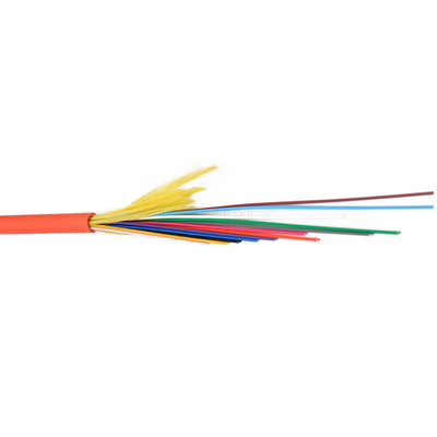Wewnętrzny wielomodowy kabel światłowodowy GJFJV FTTH 4 6 8 12 rdzeń