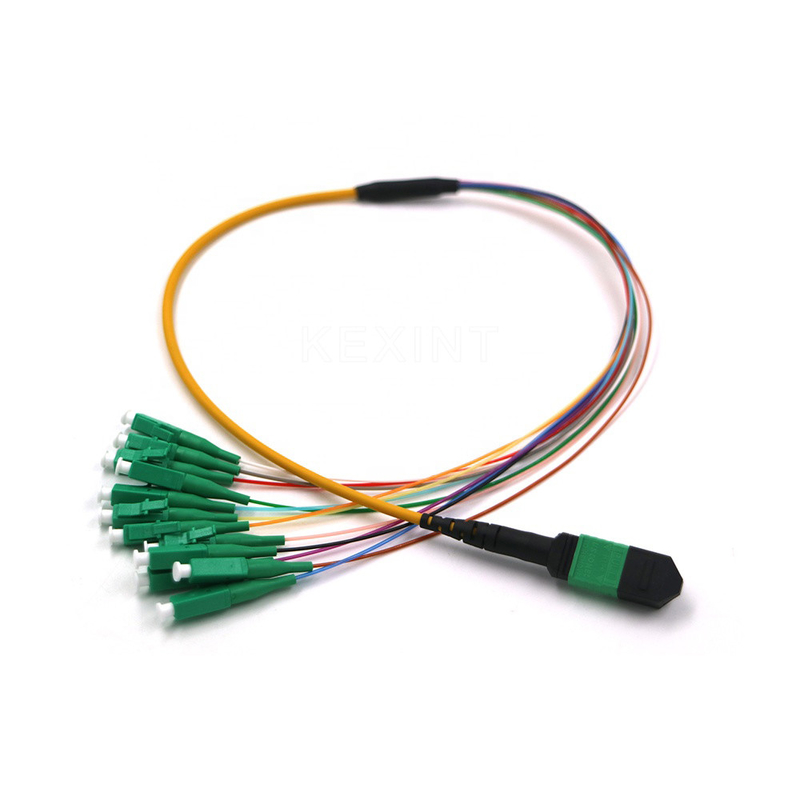 FTTH Trunk LSZH G657A Patchcord światłowodowy OM3 OM4 MPO MTP do LC