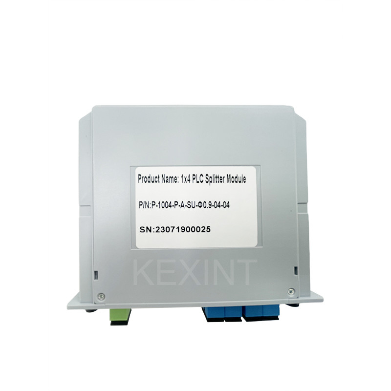 KEXINT FTTH LGX Typ karty Rozgałęźniki optyczne PLC 1x4 SC UPC G657A1 Rozdzielacz światłowodowy PLC